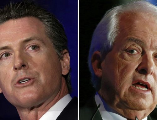 Gavin Newsom says he would scale back the bullet train and twin tunnels if elected
