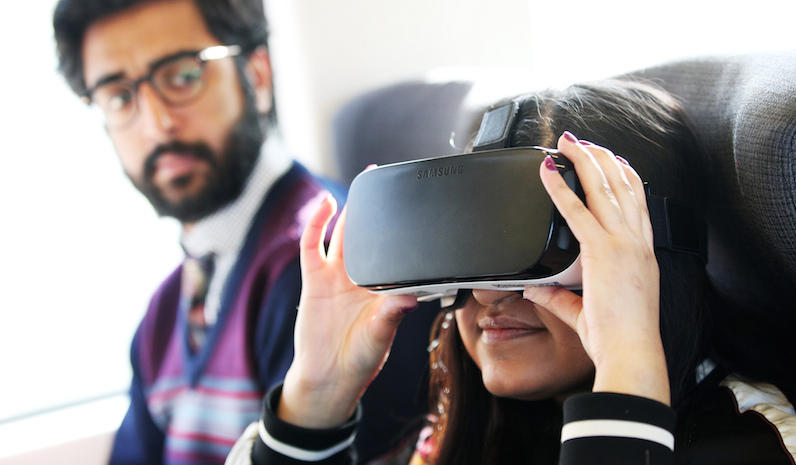 Riding the California high-speed rail in virtual reality